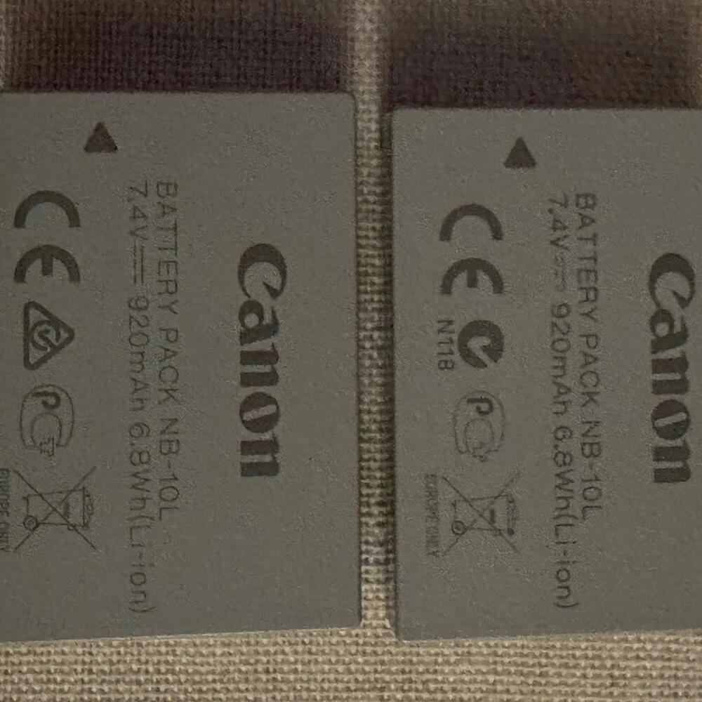 Canon Camera CB-2LC Battery Charger with 2 NB-10L batteries - NWOT - Picture 13 of 15